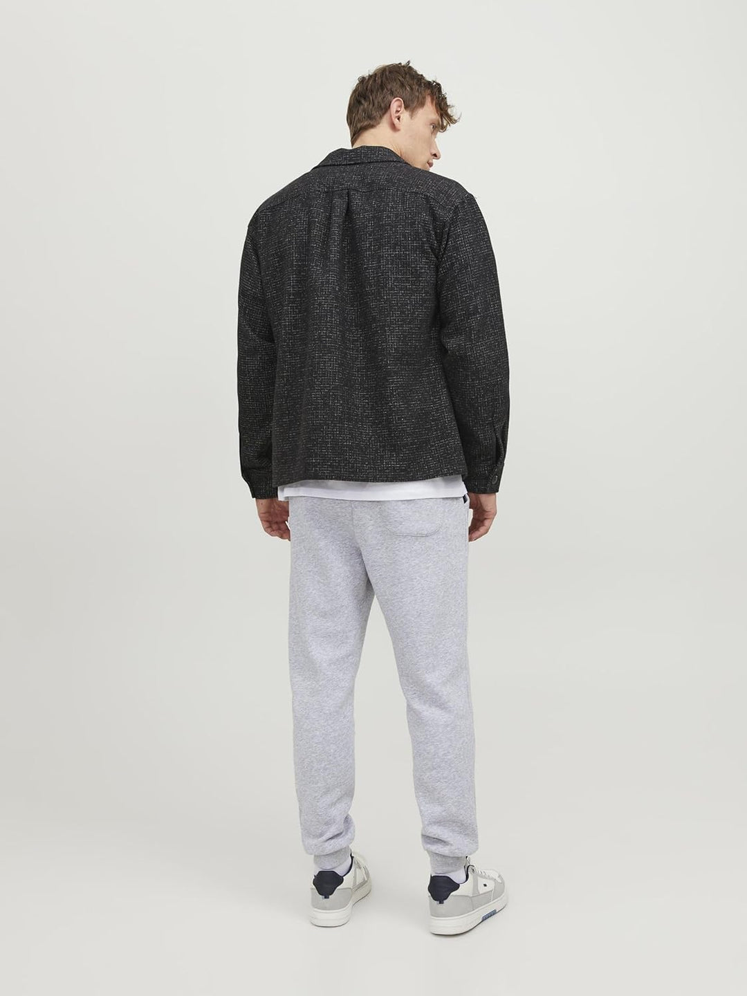 JACK & JONES Male Jogginghose Regular Fit Jogginghose S Light Grey Melange, S Light Grey Melange