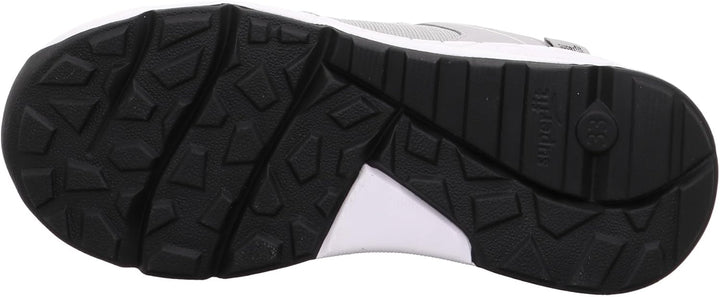 Superfit Jungen Sneaker 35 EU Hellgrau Schwarz 2500, 35 EU Hellgrau Schwarz 2500