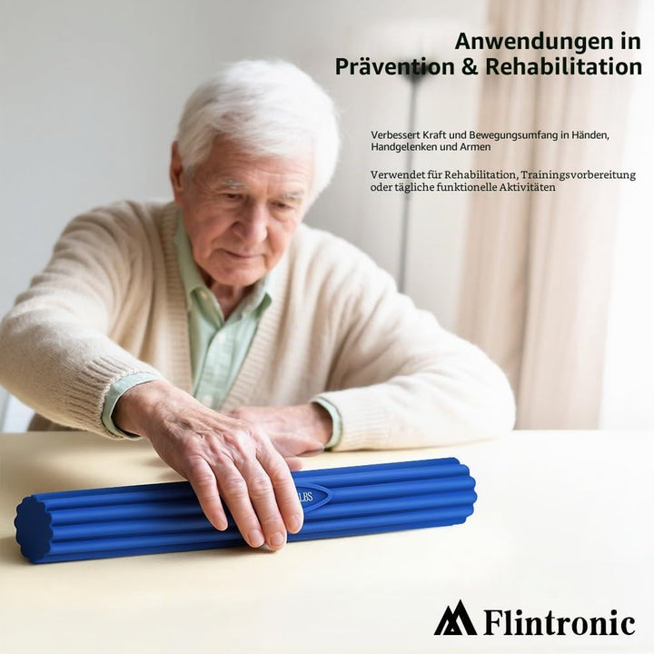flintronic Handgelenk Trainer, 5LB 10LB 15LB 25LB, Handtrainer, Fitness Resistance Bar for Golfers E