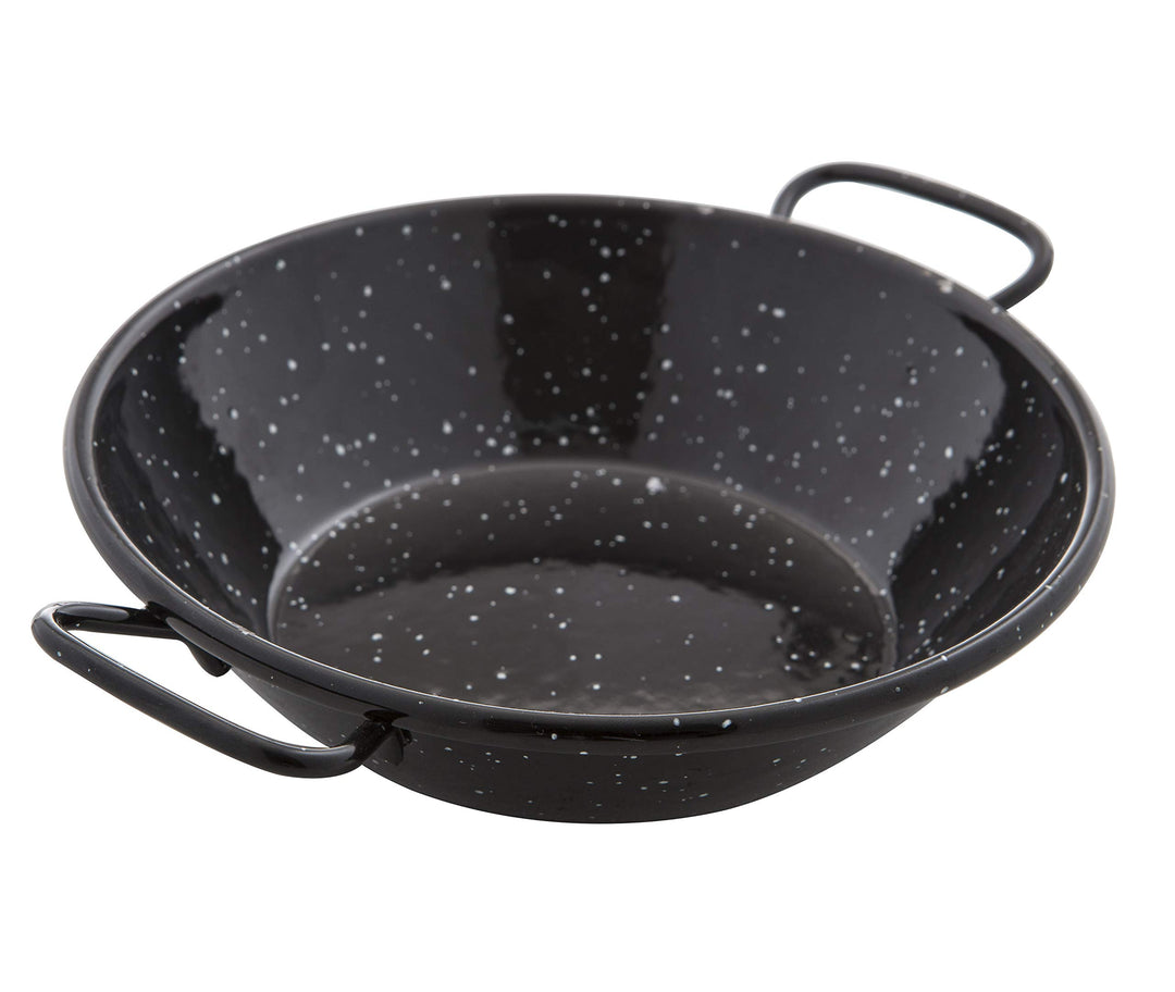 La Ideal Tiefe Pfanne, emaillierter Stahl, Schwarz, 1 Stück, stahl, Schwarz , 16 cm, 16 cm