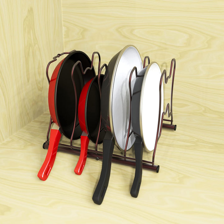 Simple Houseware Schrank, Speisekammer, Topf- und Pfannen-Organizer, Bronze, Bronze