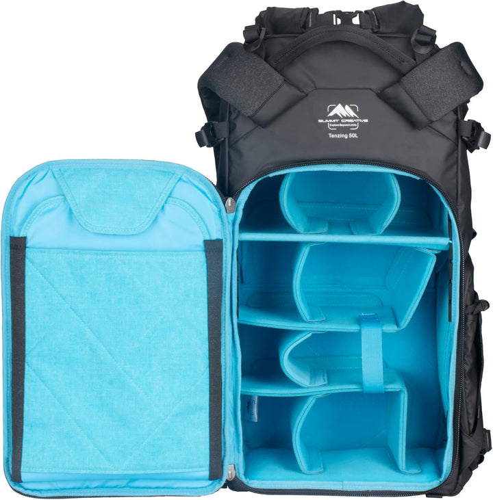 Summit Creative TENZING Roll-Top-Kamerarucksack 30L Grün, 30L Grün