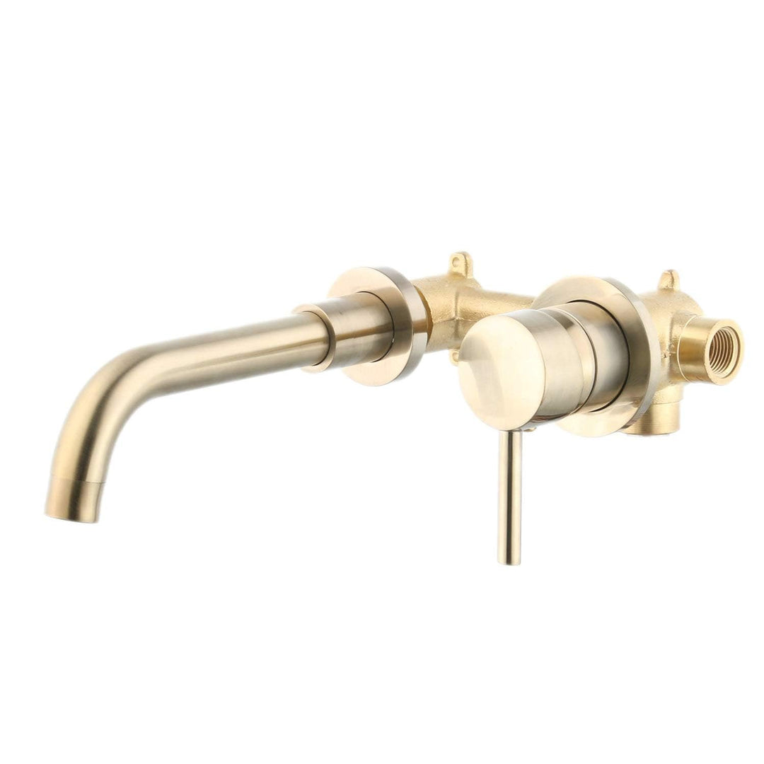 Leekayer Moderne Badezimmer Wandarmatur 360 °Schwenk Auslauf Einhand Badewanne Wasserhähne für Wand