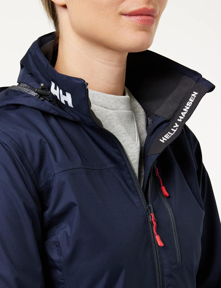 Helly Hansen Damen Crew Hooded Jacke XS Marineblau, XS Marineblau