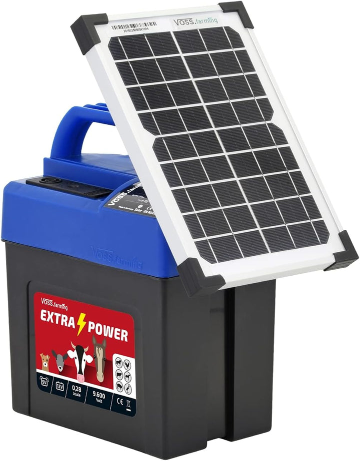 9V Batteriegerät Extra Power 9V SOLAR + Batterie