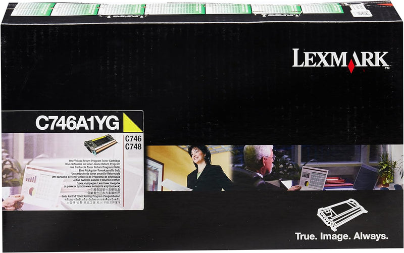 Lexmark C746A1YG Toner Cartridge, gelb, gelb