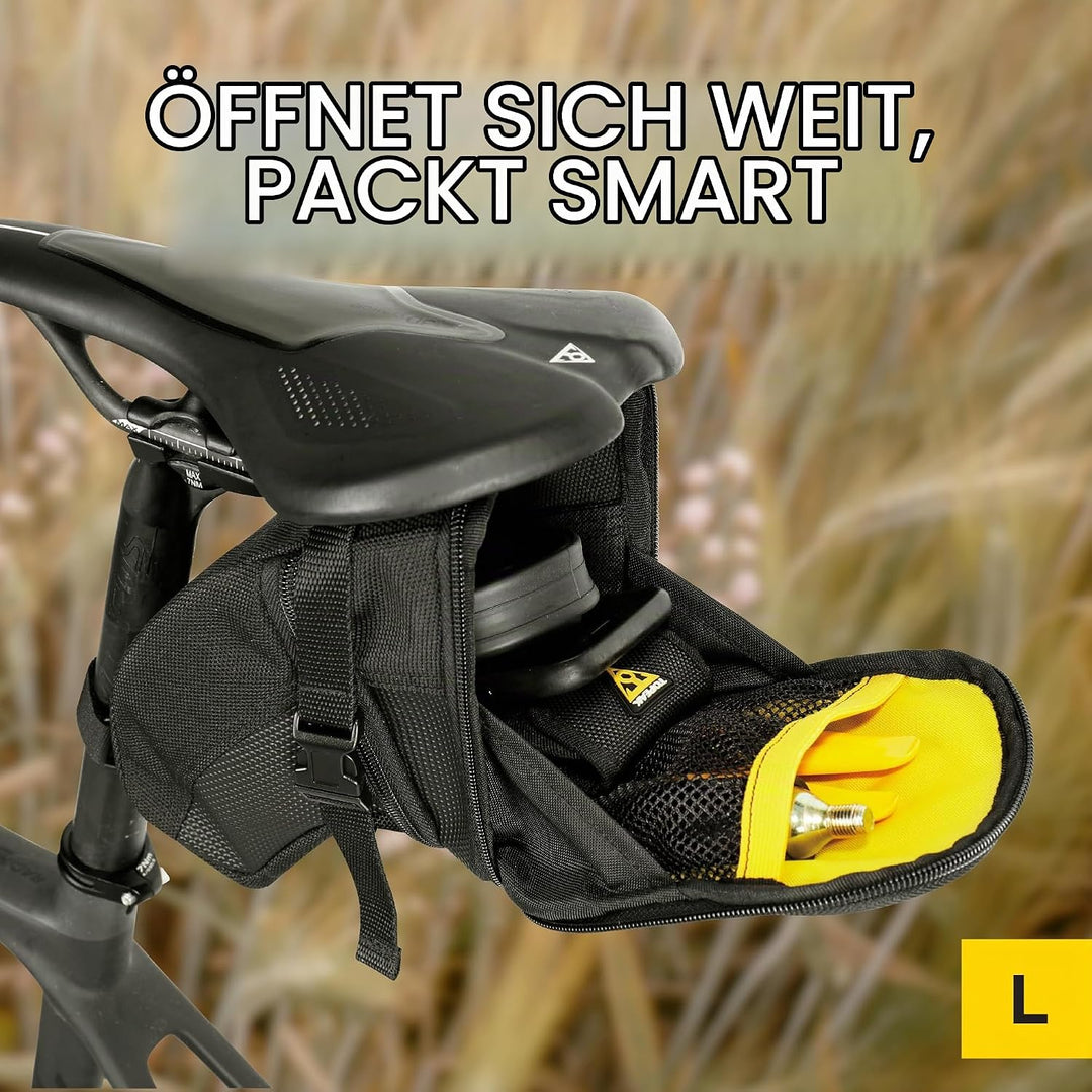 TOPEAK Satteltasche Mit Befestigungsriemen Aero Wedge Pack L Keine Angabe, L Keine Angabe