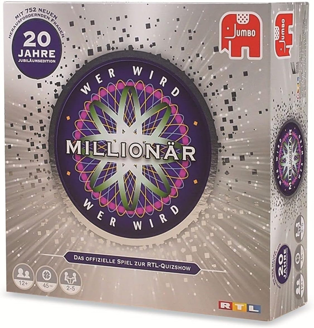 Jumbo Spiele - Wer wird Millionär - die Jubiläumsauflage der berühmten TV-Show als Brettspiel - Gese