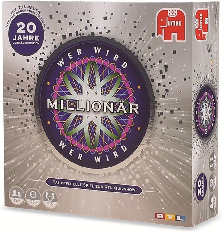 Jumbo Spiele - Wer wird Millionär - die Jubiläumsauflage der berühmten TV-Show als Brettspiel - Gese