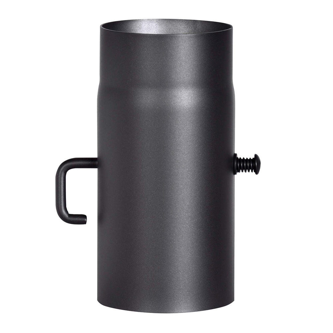 FIREFIX R120/2D Ofenrohr aus 2 mm starken Stahl (Rauchrohr) in 120 mm Durchmesser, für Kaminöfen und