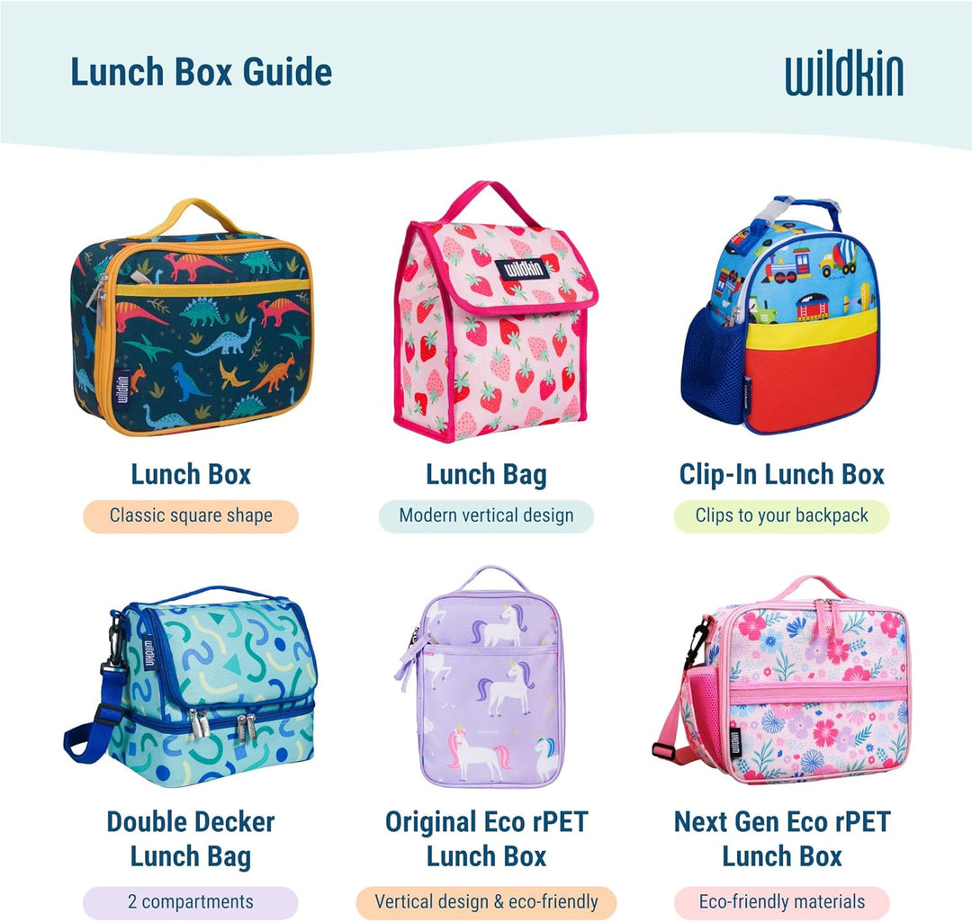 Wildkin Kinder-Kühltasche für Jungen und Mädchen, perfekte Grösse für Heiss oder Verpackung Kalte Sn