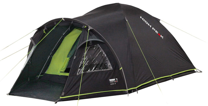 High Peak Kuppelzelt Talos 4, Campingzelt mit Vorbau, Iglu-Zelt für 4 Personen, doppelwandig, 4.000