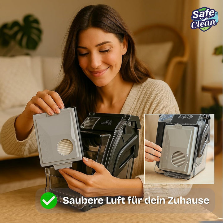 SAFE 'N CLEAN Filter Box kompatibel mit Miele Boost CX1 - SF-HY 60, CX-FSF, 11639240 – 1 Feinstaubfi