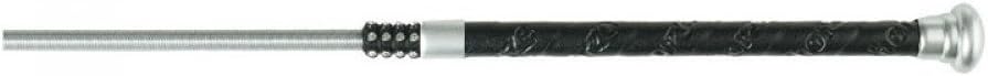 Horze Lightweight Dressage Whip with Bling and Leather Grip Handle