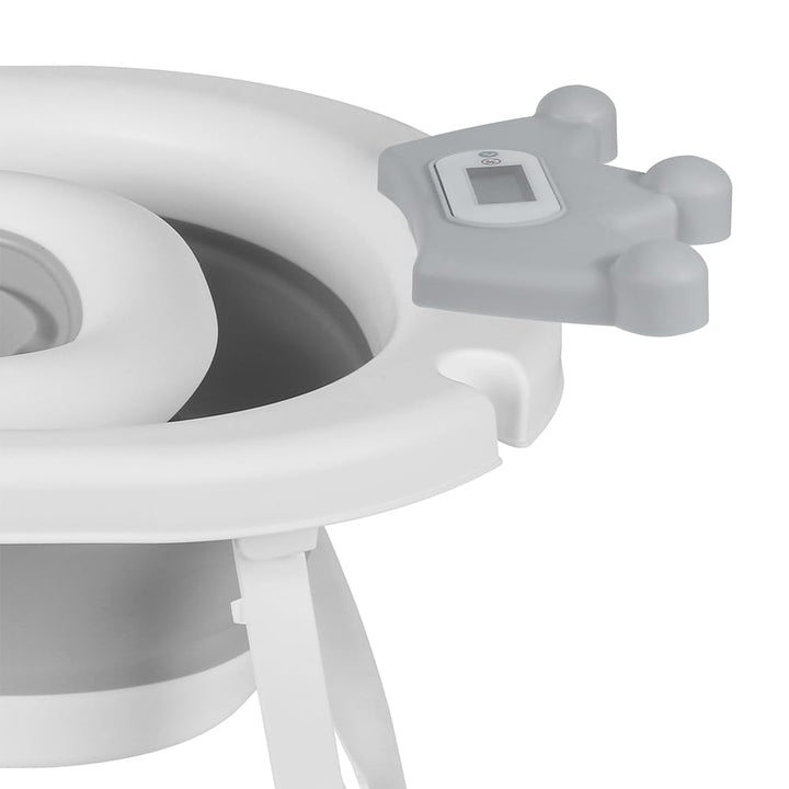 Babybadewanne, faltbar, geeignet für Babys von 0 bis 36 Monaten, ergonomisch und platzsparend, Babyw