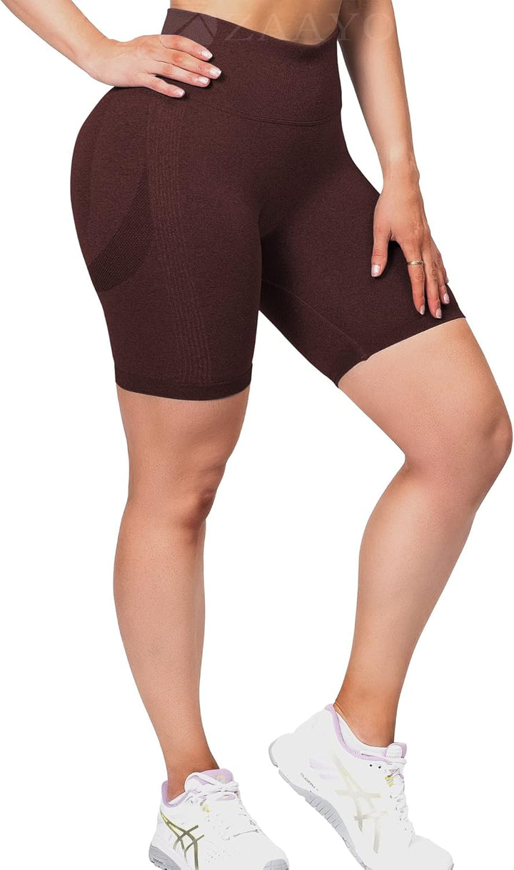 ZAAYO Scrunch Butt Sportshorts F¨¹r Damen Push Up Booty Nahtlos Biker Yoga Fitness Gym Shorts H Scru