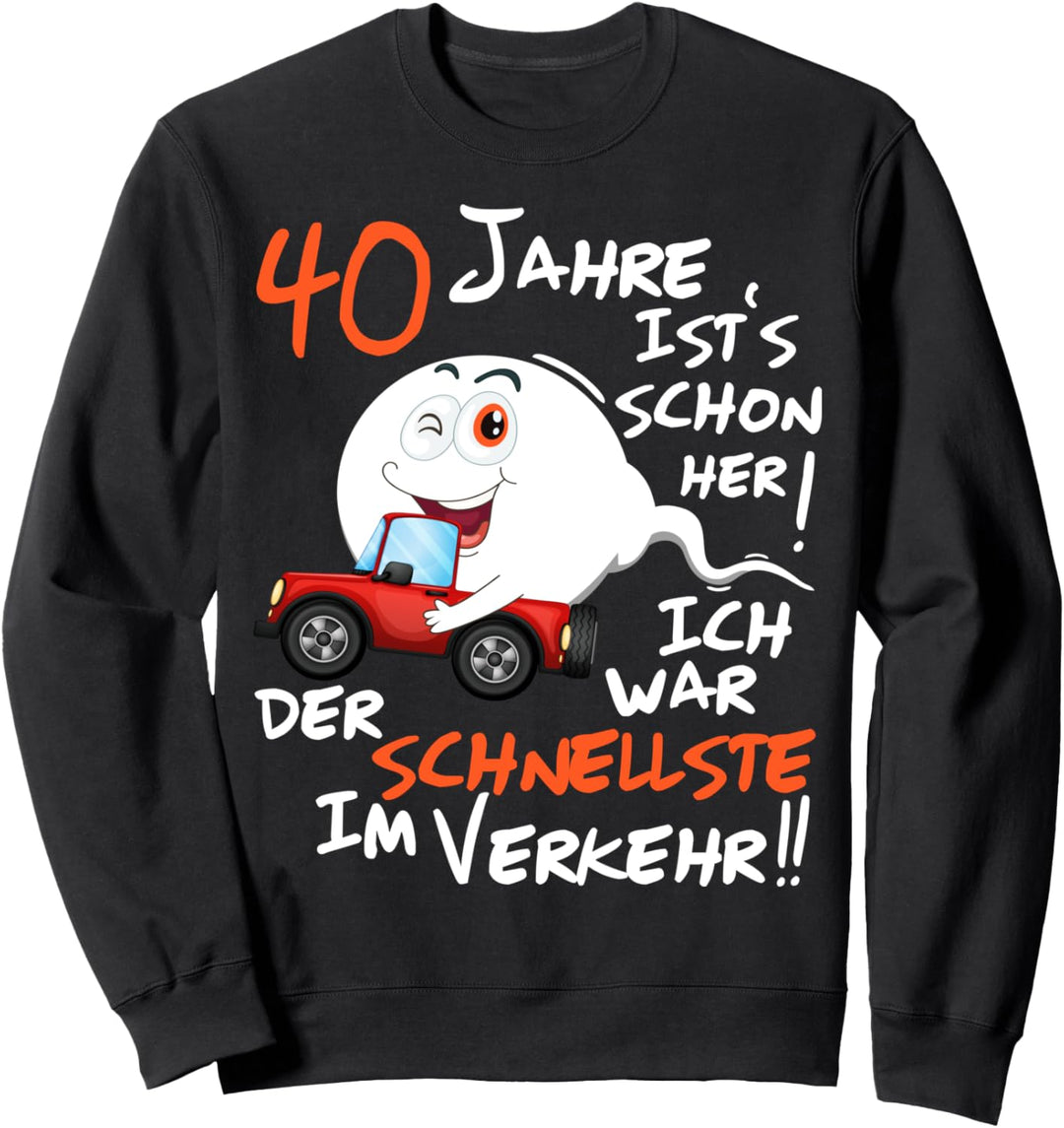 Die Legende wird 40 Jahre 40er Geburtstag Mann Sweatshirt