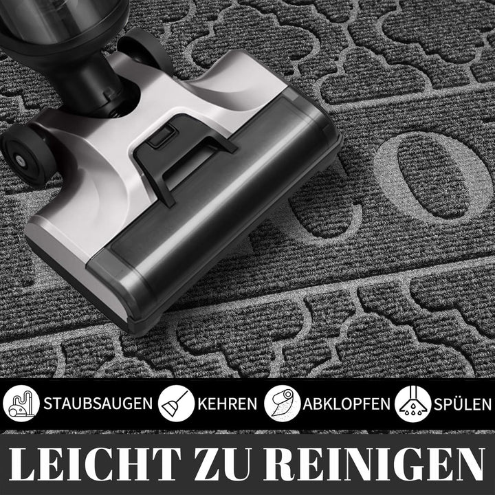 Yimobra Fussmatten – rutschfeste, waschbare, Strapazierfähige Türmatte für Haustüren, Flur, Büro – D