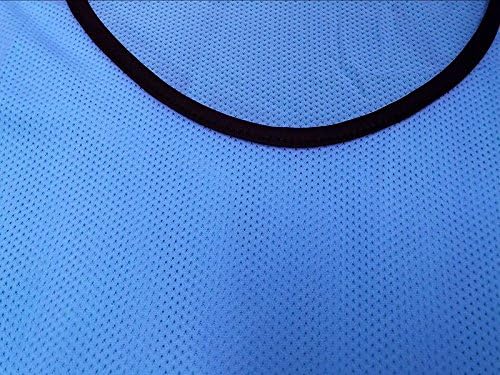 DreamHigh DH Herren Fussball-Sport-Team-Trainingswesten aus Netzstoff, 12 Stück himmelblau, himmelbl