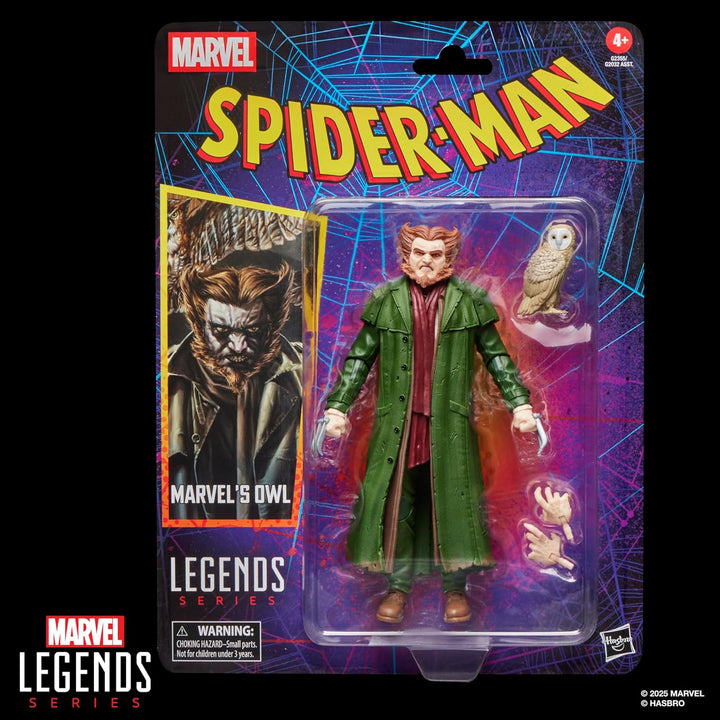 Marvel Legends Series Marvel’s Owl, Retro Spider-Man Comics Action-Figur zum Sammeln, Skala 15 cm Ma