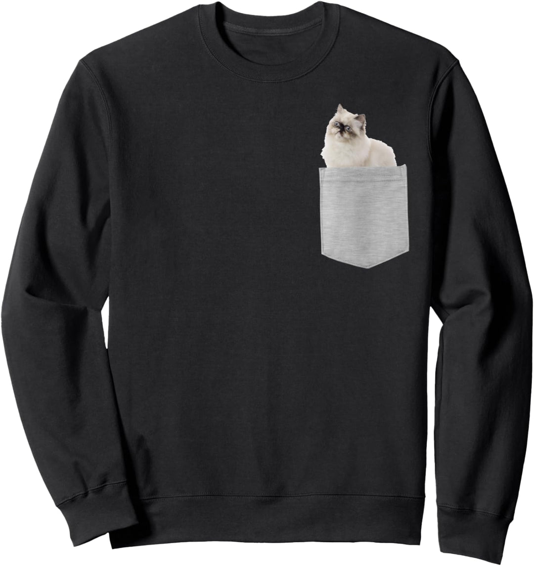 Himalayan Cat In Your Pocket Sweatshirt
