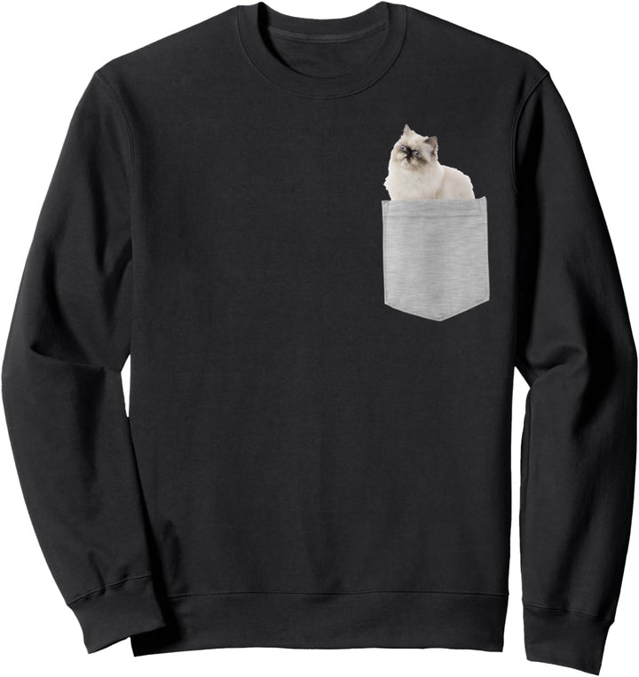 Himalayan Cat In Your Pocket Sweatshirt