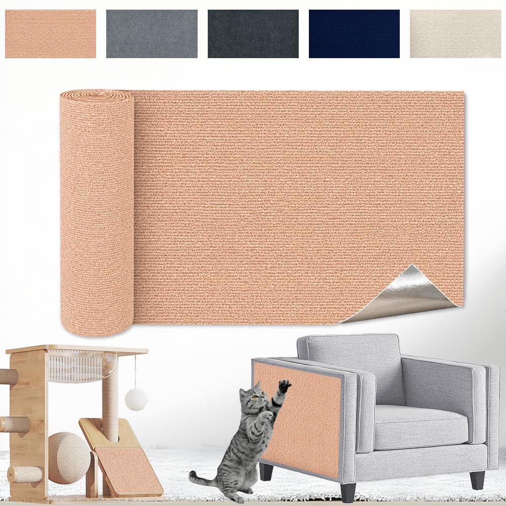 Kratzmatte Katze Selbstklebend - Kratzschutz Sofa Anti Kratz Folie Kratzwand für Katzen Frei DIY Ges