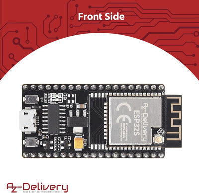 AZDelivery 5 x NodeMCU ESP32 S Kit Bluetooth Audio BLE MCU-Module Development Wifi Board mit 2,4-GHz