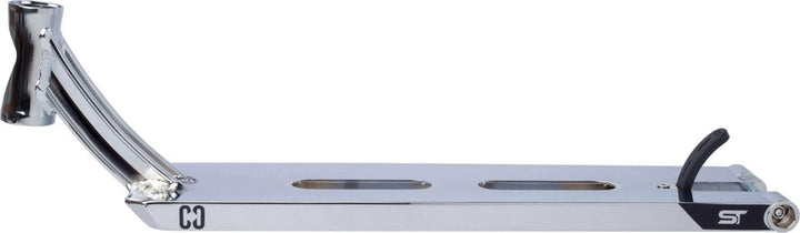 Fantic26 CORE Stunt-Scooter Street Deck 14,5cm x 56cm 110mm,120mm Sticker Chrome, Chrome