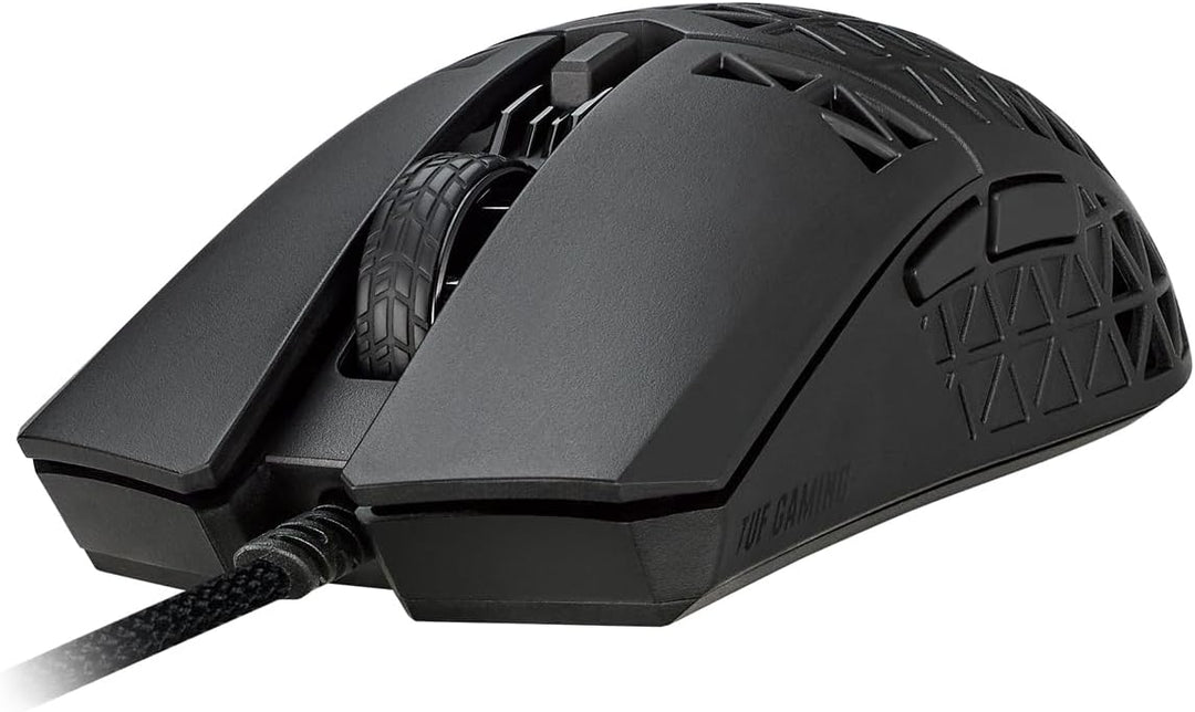 ASUS TUF Gaming M3 Maus (kabelgebunden, RGB, 7000-dpi-Sensor, programmierbare Tasten, Aura Sync) sch