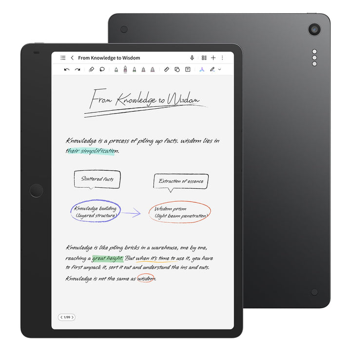TCL Note A1 NXTPAPER Tablet | 11,5" NXTPAPER Pure Display | 3A Crystal Shield Glas | AI-Toolbox | 16