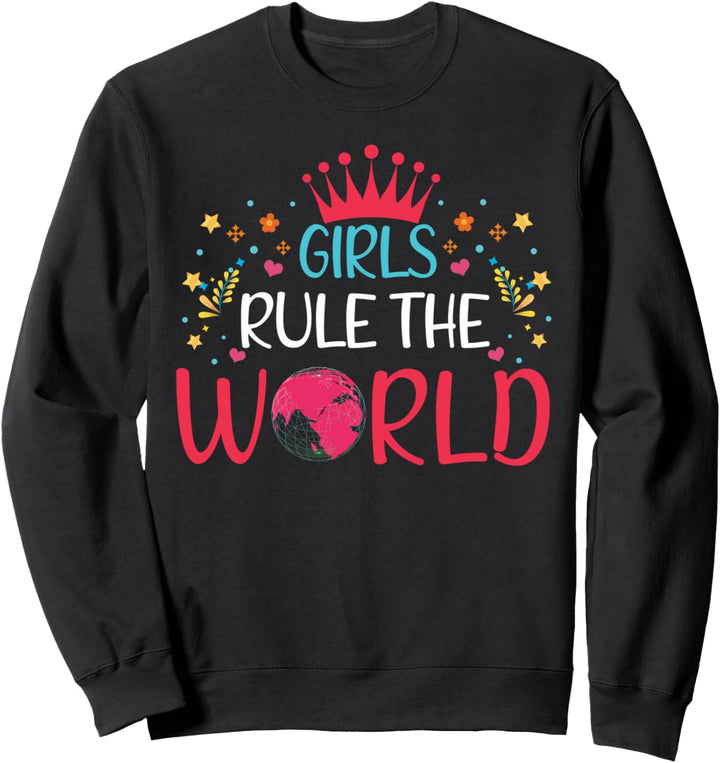 Girl Rule World Feminism Feminist Rights Damen Gleichheit Sweatshirt