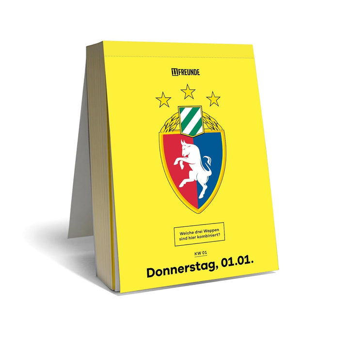 11 Freunde - Der grosse 11FREUNDE Quiz-Kalender 2026 – Tagesabreisskalender mit 365 Fussball-Fragen