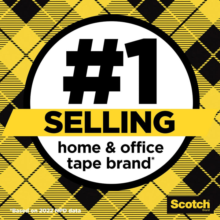 Scotch Double Sided Tape, 1/2 x 500 Inches, 6 Dispensers/Pack (6137H-2PC-MP) by 3M Office Products (