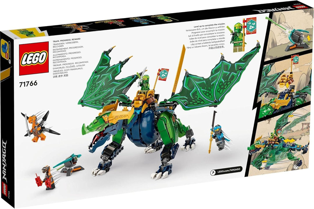 LEGO 71766 NINJAGO Lloyds legendärer Drache, Spielzeug für Jungen und Mädchen ab 8 Jahren mit Drache