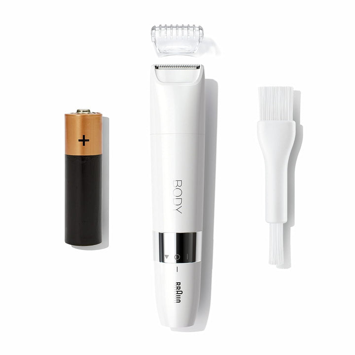 Braun Body Mini-Trimmer, elektrischer Körperrasierer mit Trimmeraufsatz für Damen und Herren, präzis