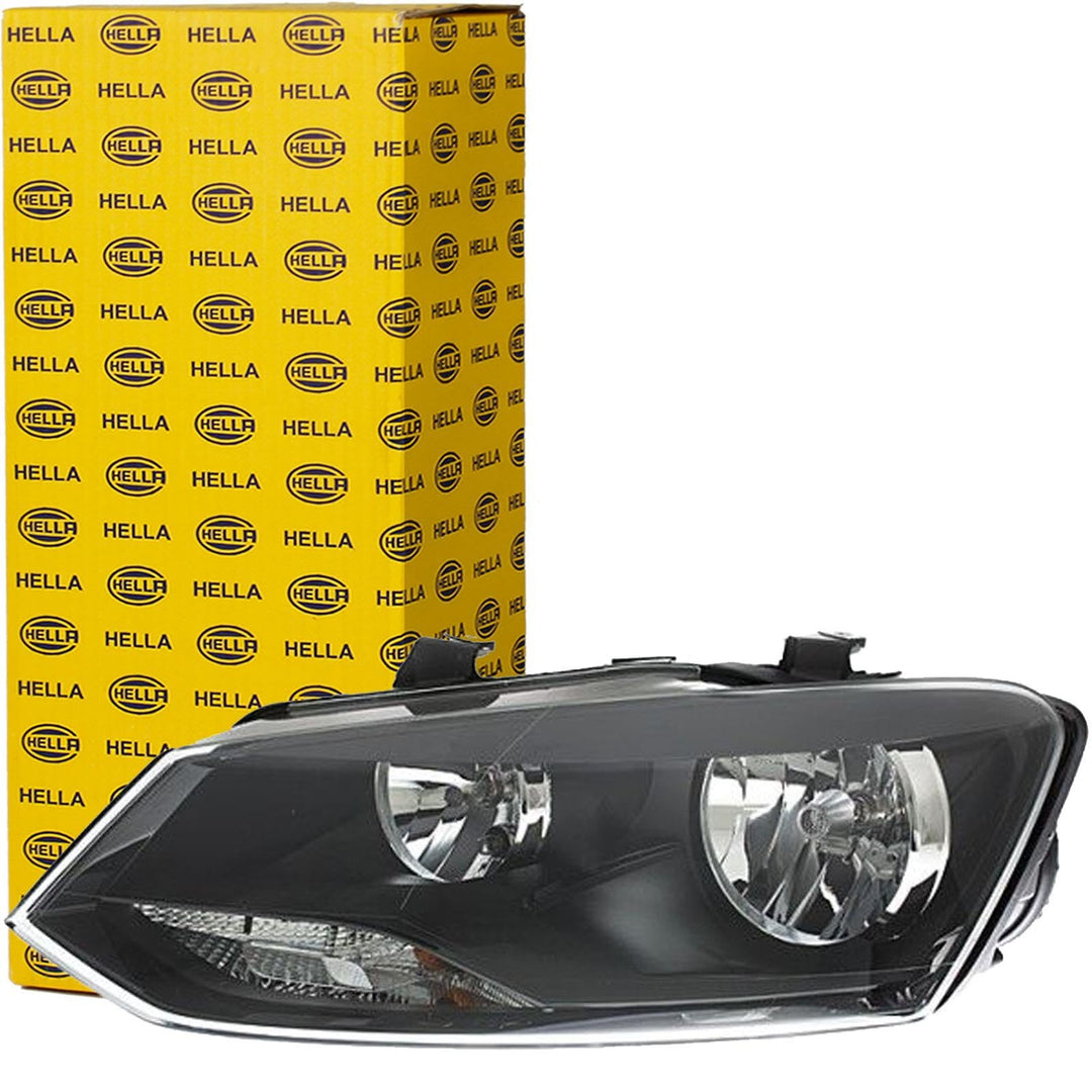 HELLA 1EE 247 051-101 FF/Halogen-Hauptscheinwerfer - rechts - für u.a. VW Polo (6R1, 6C1) Rechts (Be