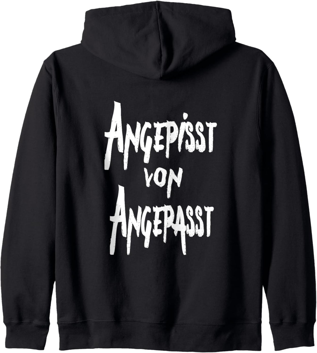Angepisst von Angepasst - Karneval Fasching Punker Kostüm Kapuzenjacke