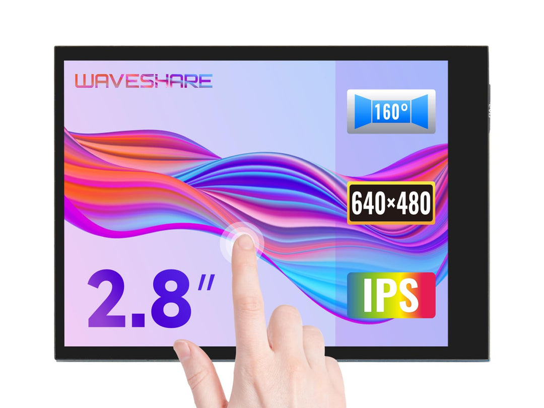 Waveshare 2.8inch Capacitive Touch Screen LCD for Raspberry Pi 480×640 DPI IPS Display Fully Laminat
