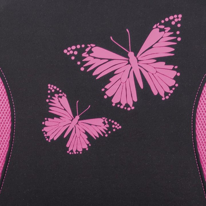 Flying Banner Atmungsaktive Autositzbezüge aus Netzstoff, buntes Schmetterling, Offset-Druckmuster,