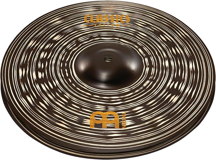 Meinl Cymbals Classics Custom Dark Schlagzeug Becken Set (Video) Box Pack mit 14 Zoll Hihat, 16 Cras