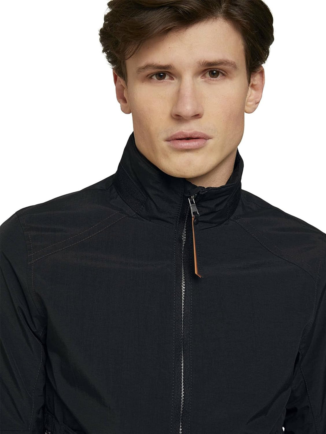 TOM TAILOR Herren Jacken Blouson Jacke mit Stehkragen Black,L,29999,2999