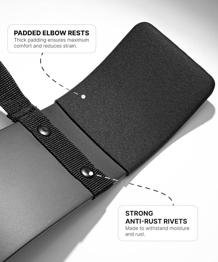 DMoose Fitness Bizeps Isolator, Arm Blaster Dickes Aluminium, Bizeps Trainingsgerät, Prämie Arm Blas