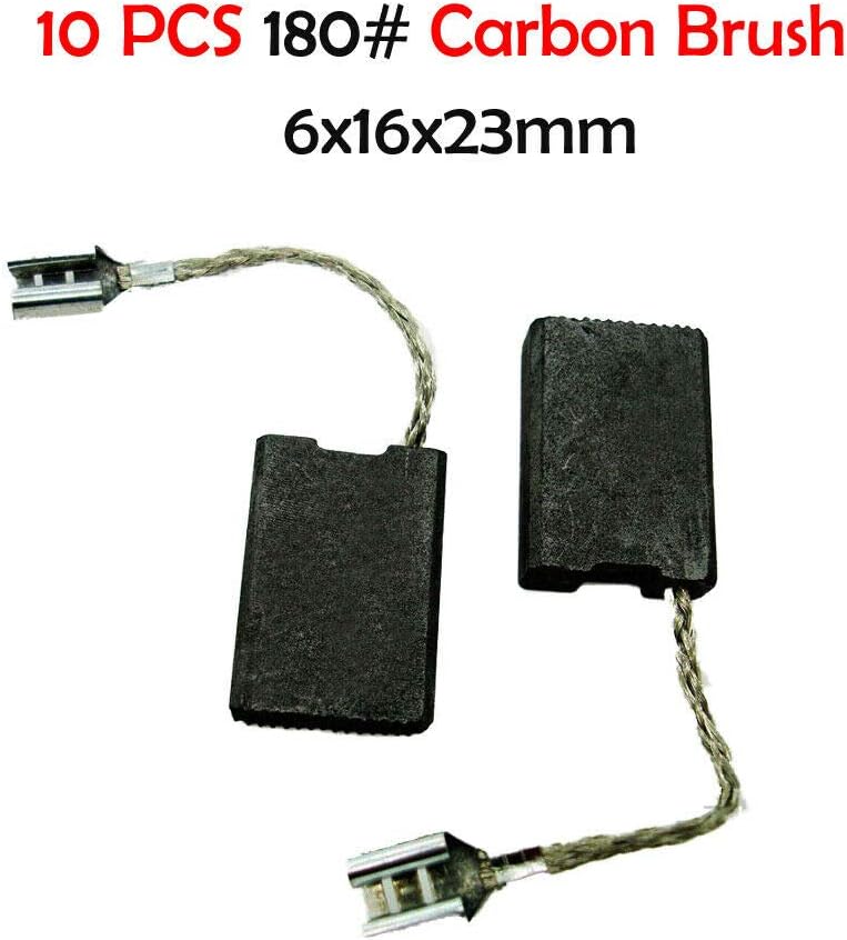 TopHomer 10 Stück Kohlebürsten Ersatz, 7 * 11 * 18 mm – Für Elektrowerkzeuge & Elektromotoren, 7 * 1