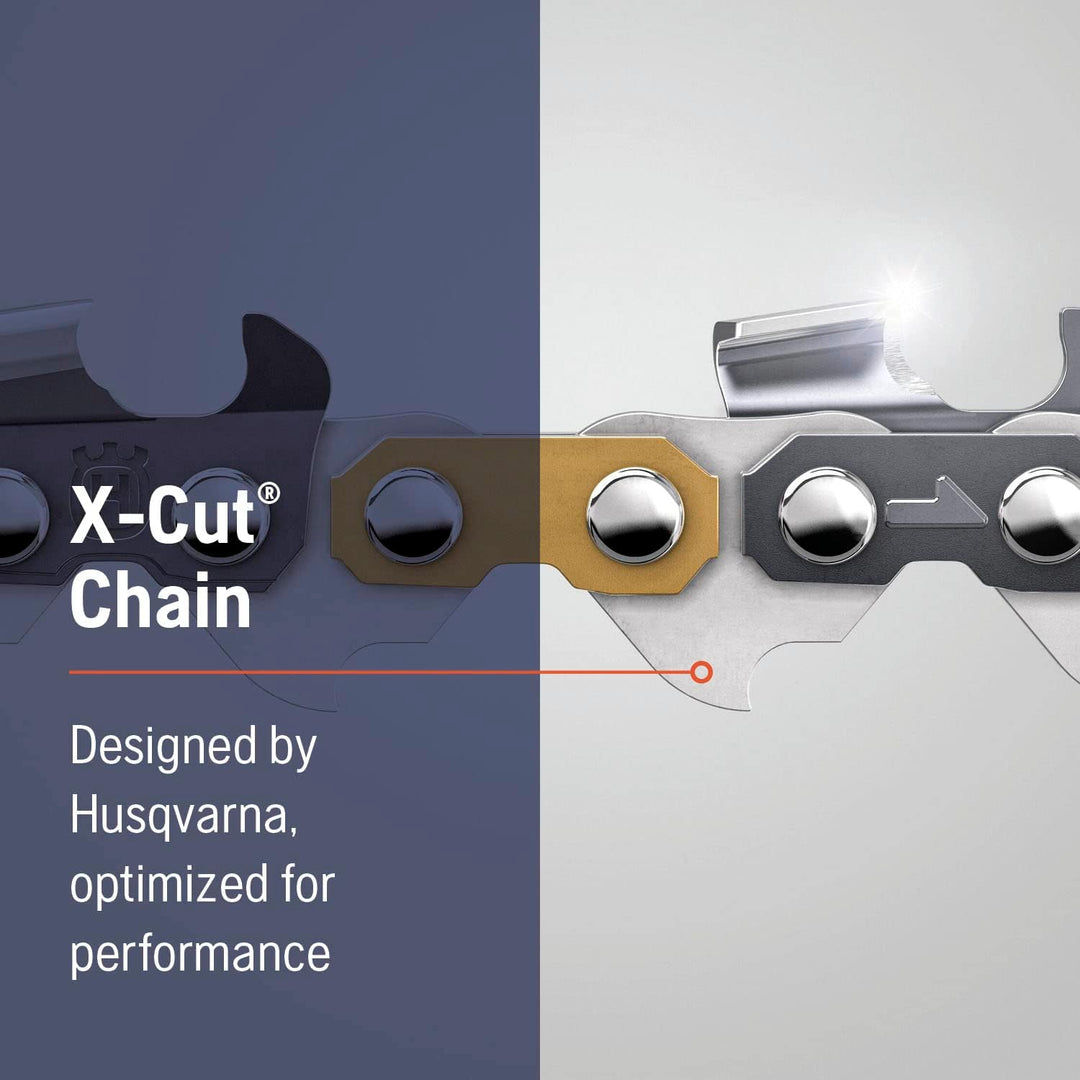 Husqvarna X-Cut C85 Kettensägekette, 50,8 cm, 0,95 cm Teilung, 0,058 Gauge, Grau
