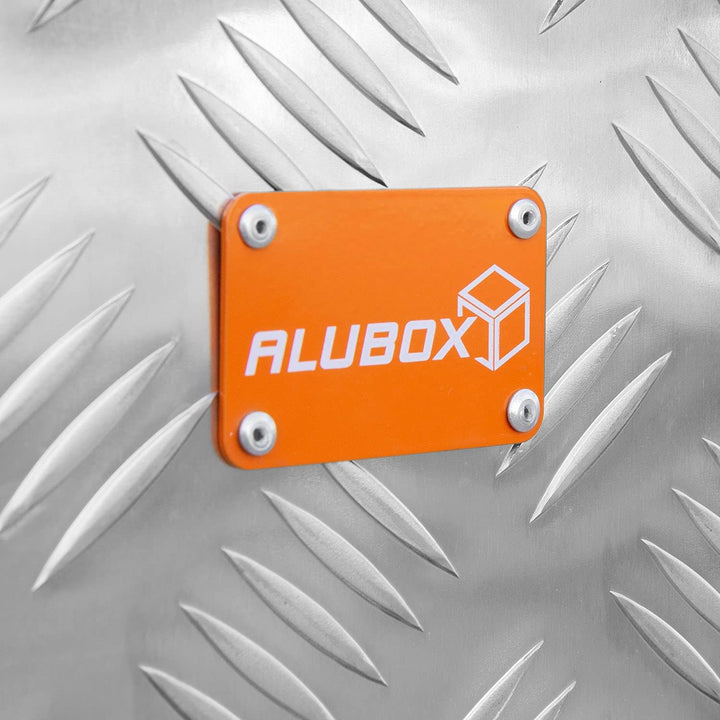 alubox R37 Aluminium Riffelblech Werkzeug Transportkiste 37 Liter 037 Liter, 037 Liter