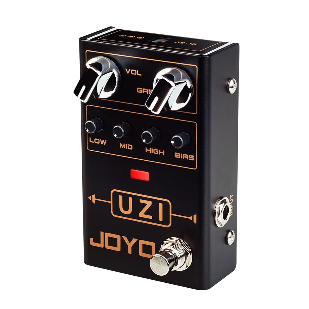 JOYO Distortion Pedal R-Serie Heavy Metal Dist zwischen amerikanisch und britisch für E-Gitarren-Eff
