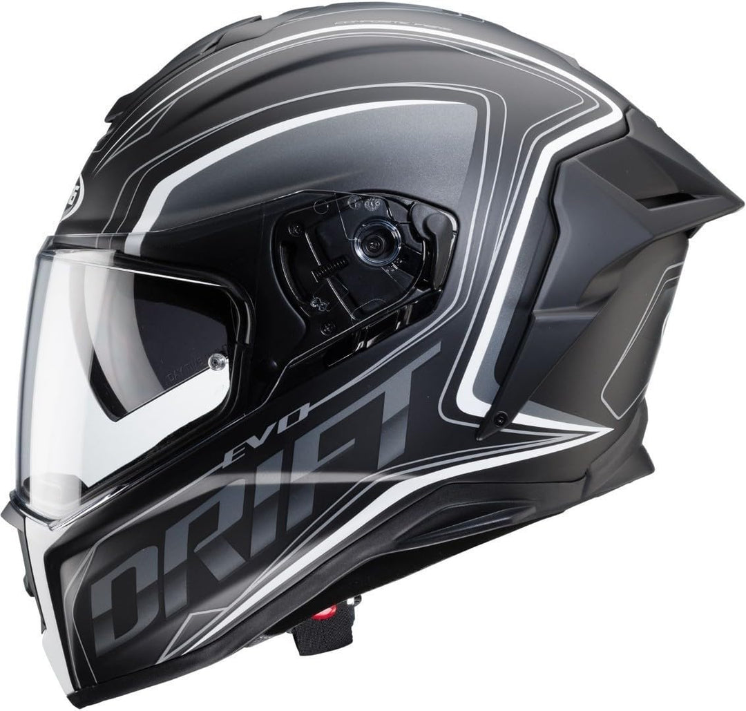 Caberg Helm DRIFT EVO INTEGRA MATT BLACK/ANTHRACITE/RED FLUO XL XXL matt black/anthracite/white