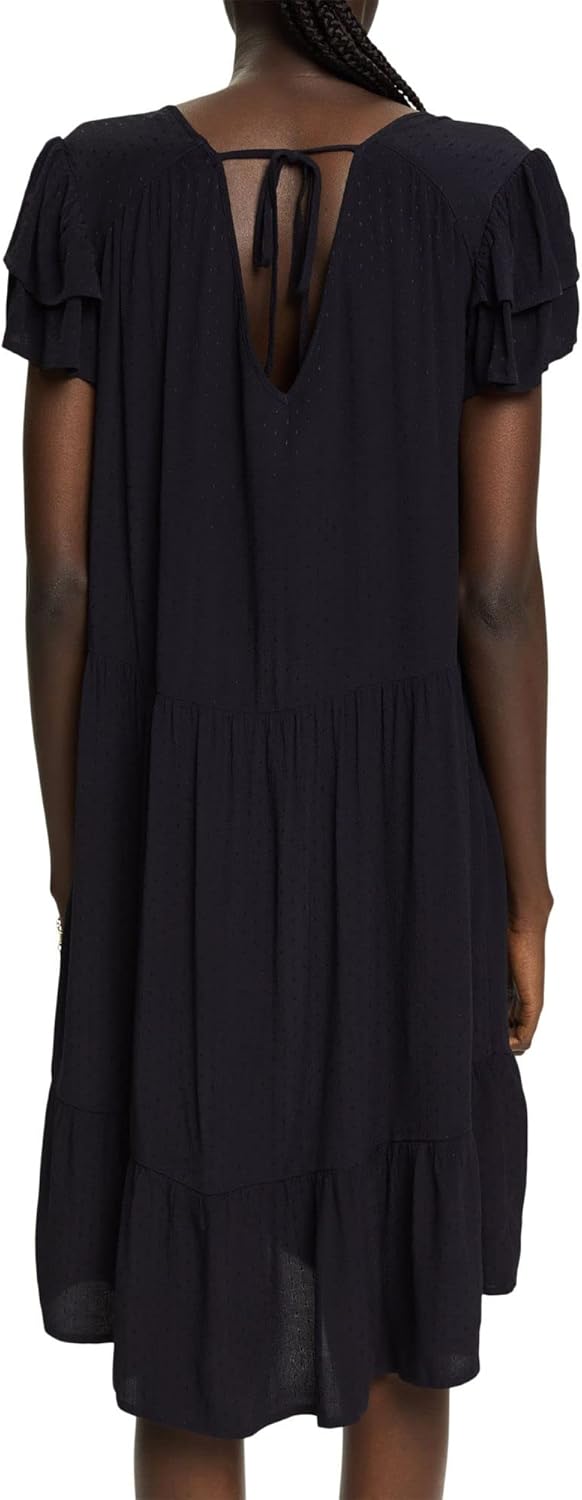 ESPRIT Damen Kleid 34 001/Black, 34 001/Black