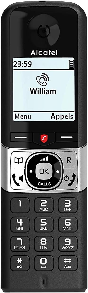 Alcatel Dect F890 Voice Fr Black Scallblock